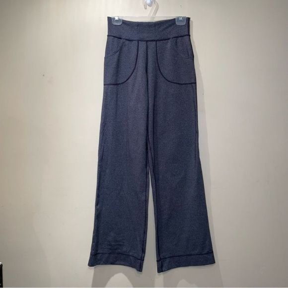 Lululemon Athletica Wide?Leg High Waisted Pants Gray Size 2 - Picture 2 of 9